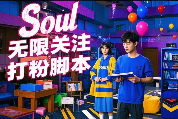 Soul无限关注打粉机,轻松日引流500+【引流脚本+使用教程】