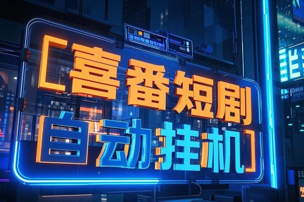 喜番短剧全自动挂机项目,单号单机一天10+【挂机脚本+使用教程】