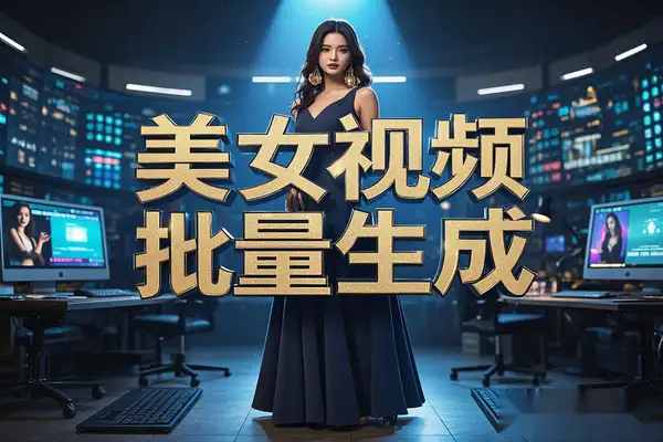 抖音快手AI美女视频搬砖项目,自定义服装全自动制作【AI软件+使用教程】