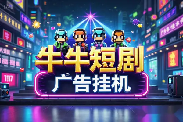 牛牛短剧全自动广告掘金挂机项目:单机日收益5+,永久脚本+教程!