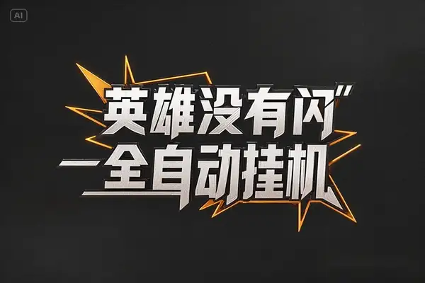 英雄没有闪全自动挂机项目,单窗口日收益30+!挂机脚本+教程全攻略