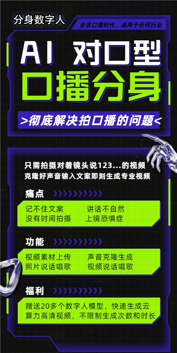 1234567转成视频数字人，数字人克隆一比一复刻【智能脚本+使用教程】