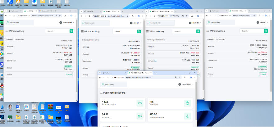 最新国外多平台广告联盟全自动挂机项目,号称单机一天300刀【挂机脚本+使用教程】