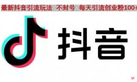 抖音语音交流引流创业粉玩法,流量爆炸,一天创业粉100+