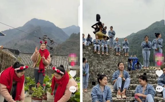 多胞胎实拍短视频玩法思路,5个一样的你一起唱歌,新奇有趣流量大!