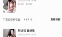 抖音黑屏撸门票项目玩法解析!