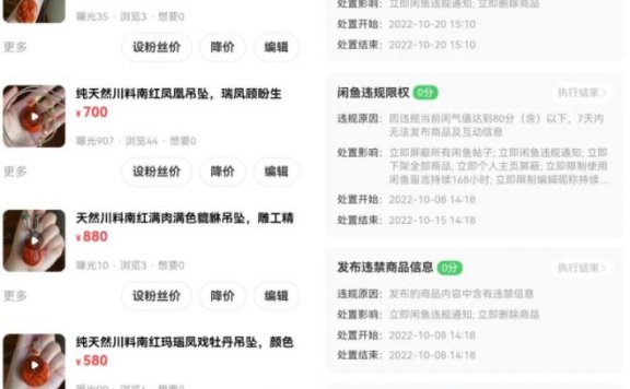 闲鱼315大批卖家账号违规或限流，平台重点整顿方向
