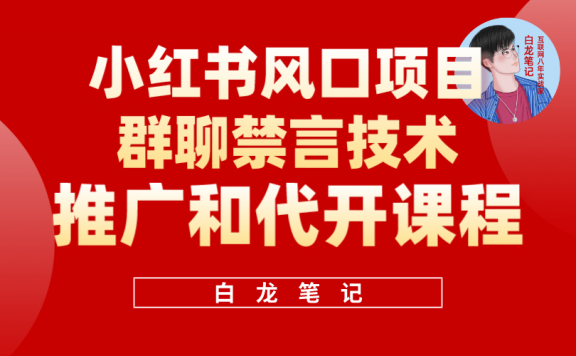 小红书风口项目日入300+,小红书群聊禁言技术代开项目,适合新手操作