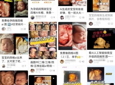 小红书零门槛日收益500+的小项目玩法,AI生成四维彩超图副业思路