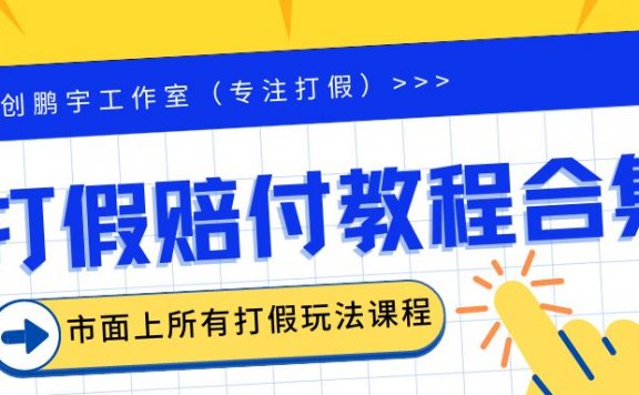 2023年全套打假合集,集合市面所有正规打假玩法(非正规打假的没有)