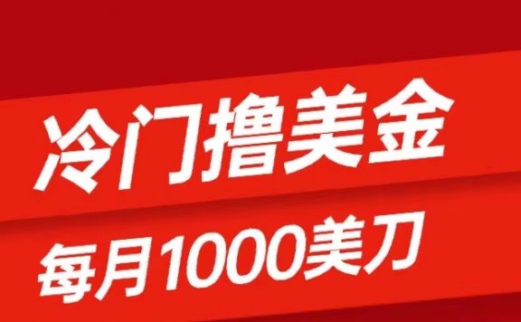 冷门撸美金项目:只需无脑发帖子,每月1000刀,小白轻松掌握