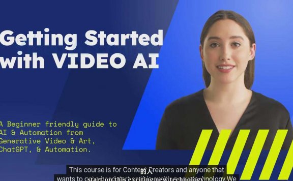 如何使用AI人工智能制作生成人物视频课程-11节课-中英字幕