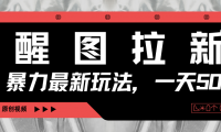 醒图拉新,暴力新玩法,光用手机三分钟制作一条视频,一天轻松500+